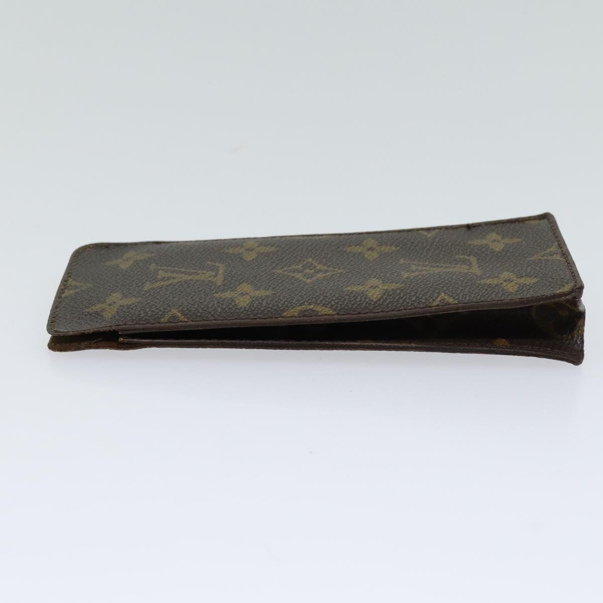 LOUIS VUITTON Monogram Etui Lunette Simple Glasses Case Old model LV Auth ac2888