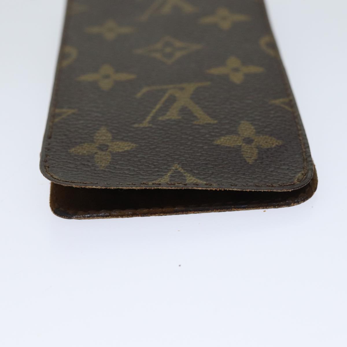 LOUIS VUITTON Monogram Etui Lunette Simple Glasses Case Old model LV Auth ac2888