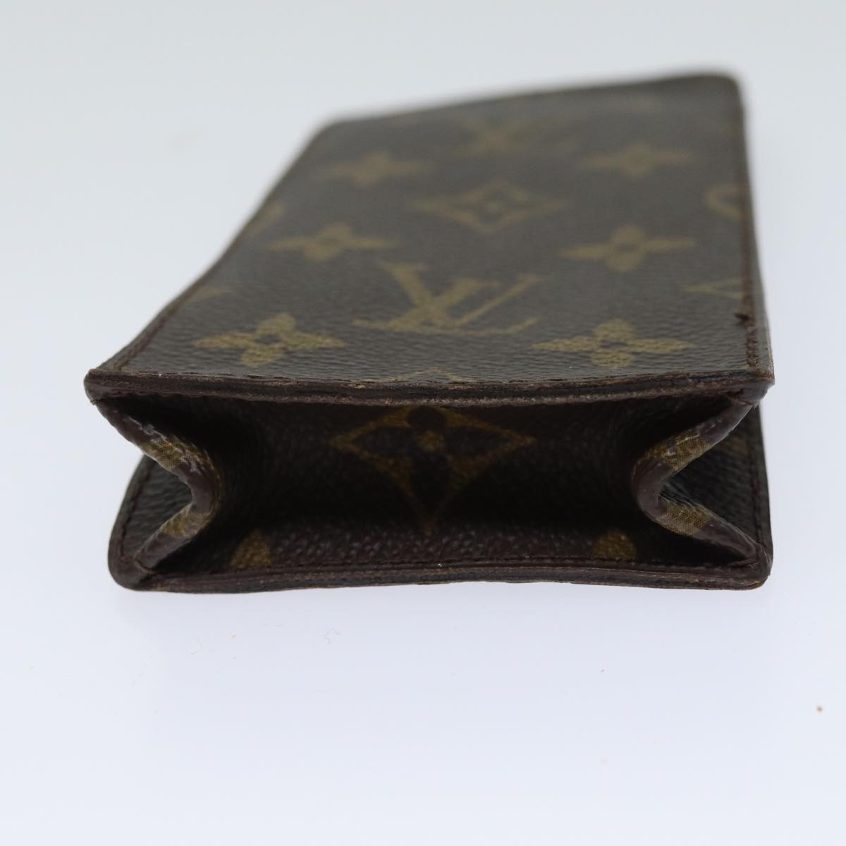 LOUIS VUITTON Monogram Etui Lunette Simple Glasses Case Old model LV Auth ac2888