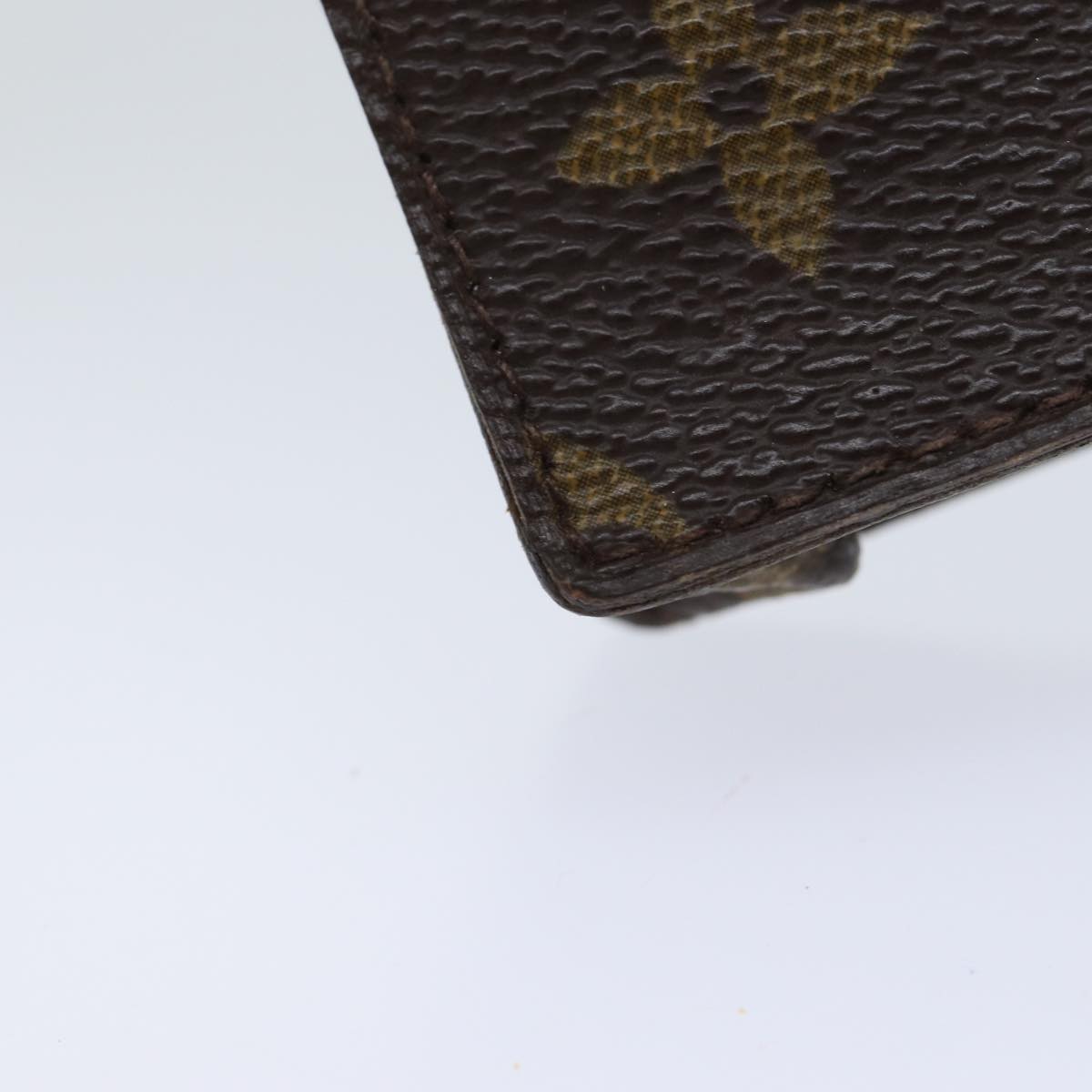 LOUIS VUITTON Monogram Etui Lunette Simple Glasses Case Old model LV Auth ac2888