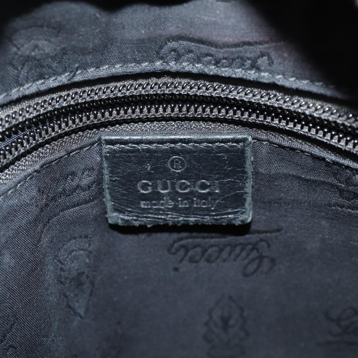 GUCCI GG Canvas Shoulder Bag PVC Black Auth ac2900