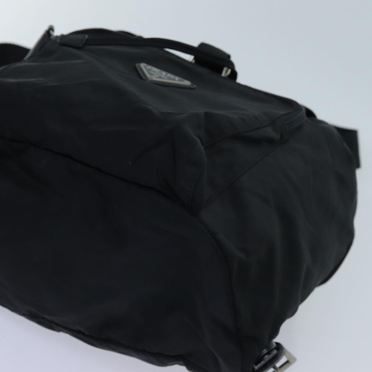 PRADA Backpack Nylon Black Auth ac2937