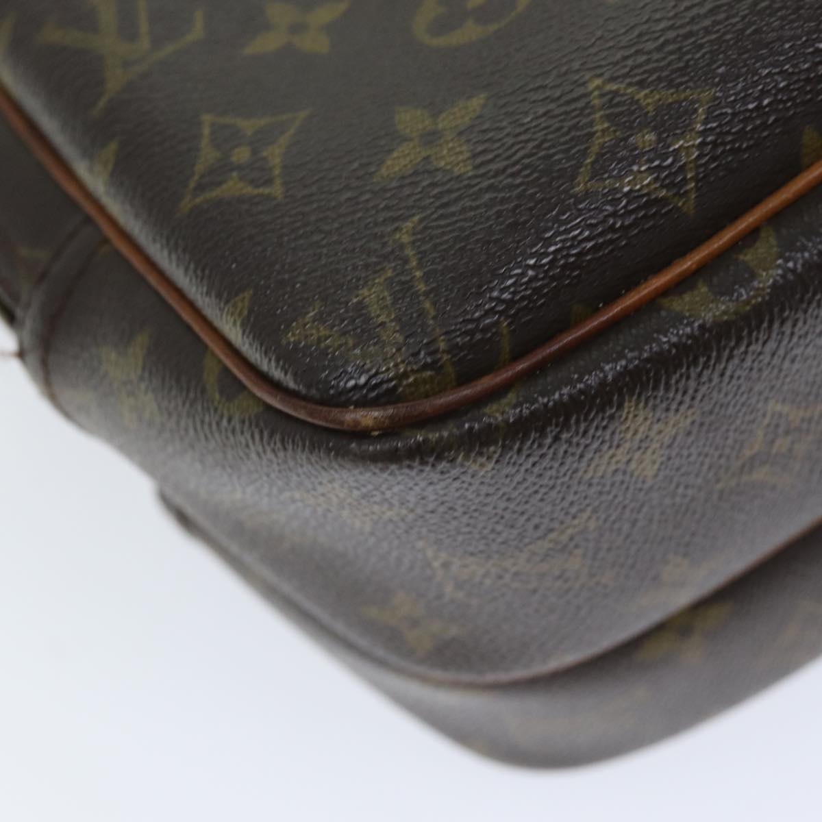 LOUIS VUITTON Monogram Reporter PM Shoulder Bag M45254 LV Auth ac2947