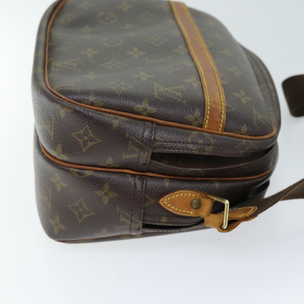 LOUIS VUITTON Monogram Reporter PM Shoulder Bag M45254 LV Auth ac2947