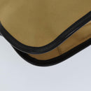 GUCCI Web Sherry Line Shoulder Bag Canvas Beige Green 001 4321 2684 Auth ac2967-14