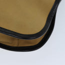 GUCCI Web Sherry Line Shoulder Bag Canvas Beige Green 001 4321 2684 Auth ac2967-15