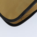 GUCCI Web Sherry Line Shoulder Bag Canvas Beige Green 001 4321 2684 Auth ac2967-16