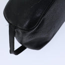 Gianni Versace Clutch Bag Leather Black Auth ac2969-7