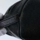 Gianni Versace Clutch Bag Leather Black Auth ac2969-8