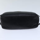 Gianni Versace Clutch Bag Leather Black Auth ac2969-6