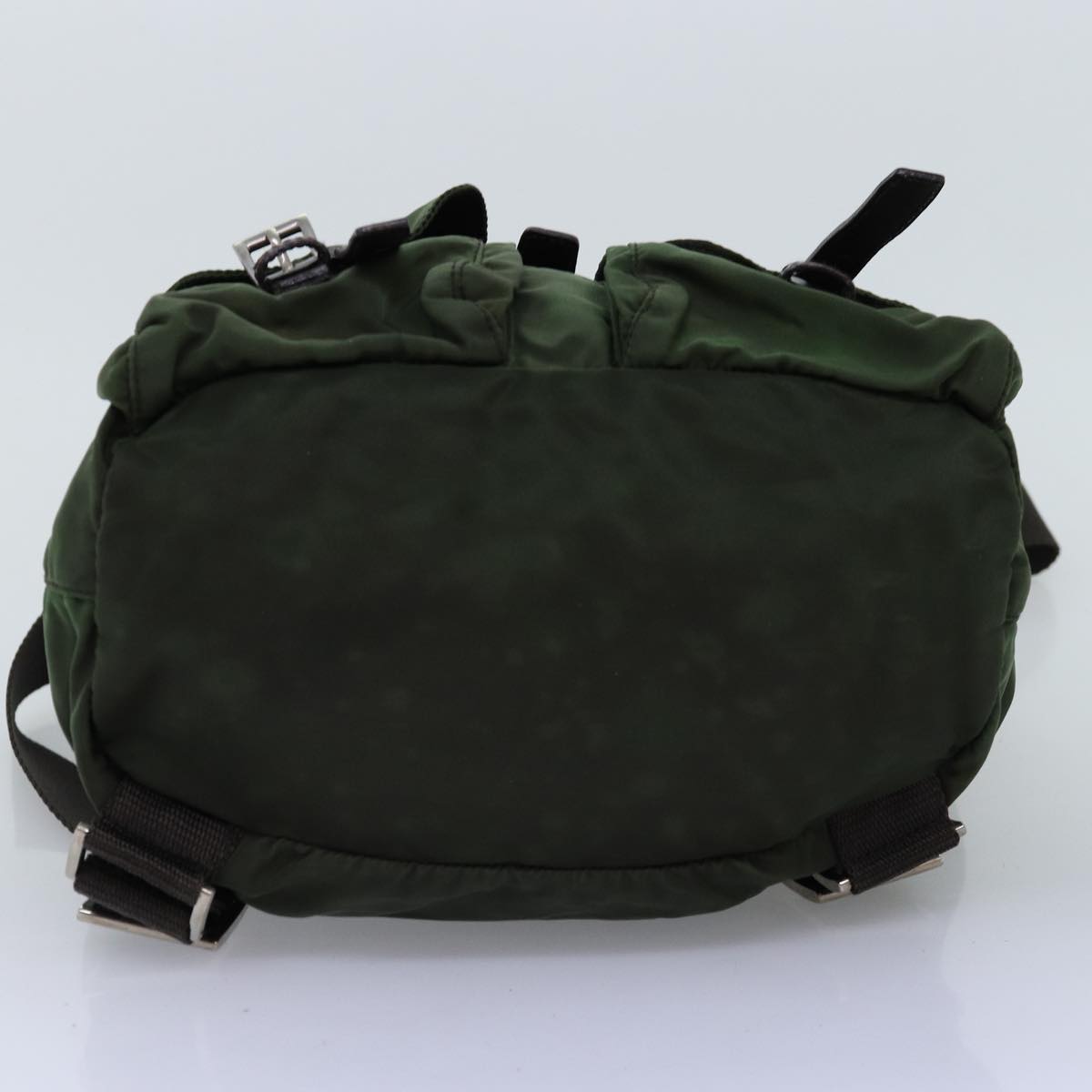 PRADA Backpack Nylon Khaki Auth ac2970