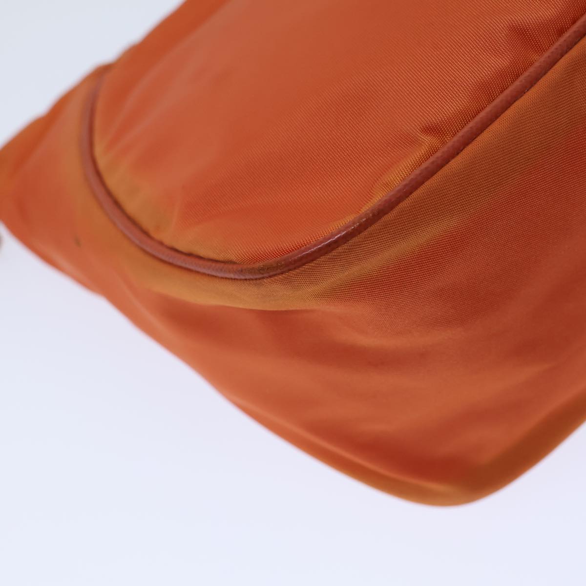 PRADA Shoulder Bag Nylon Orange Auth ac2973