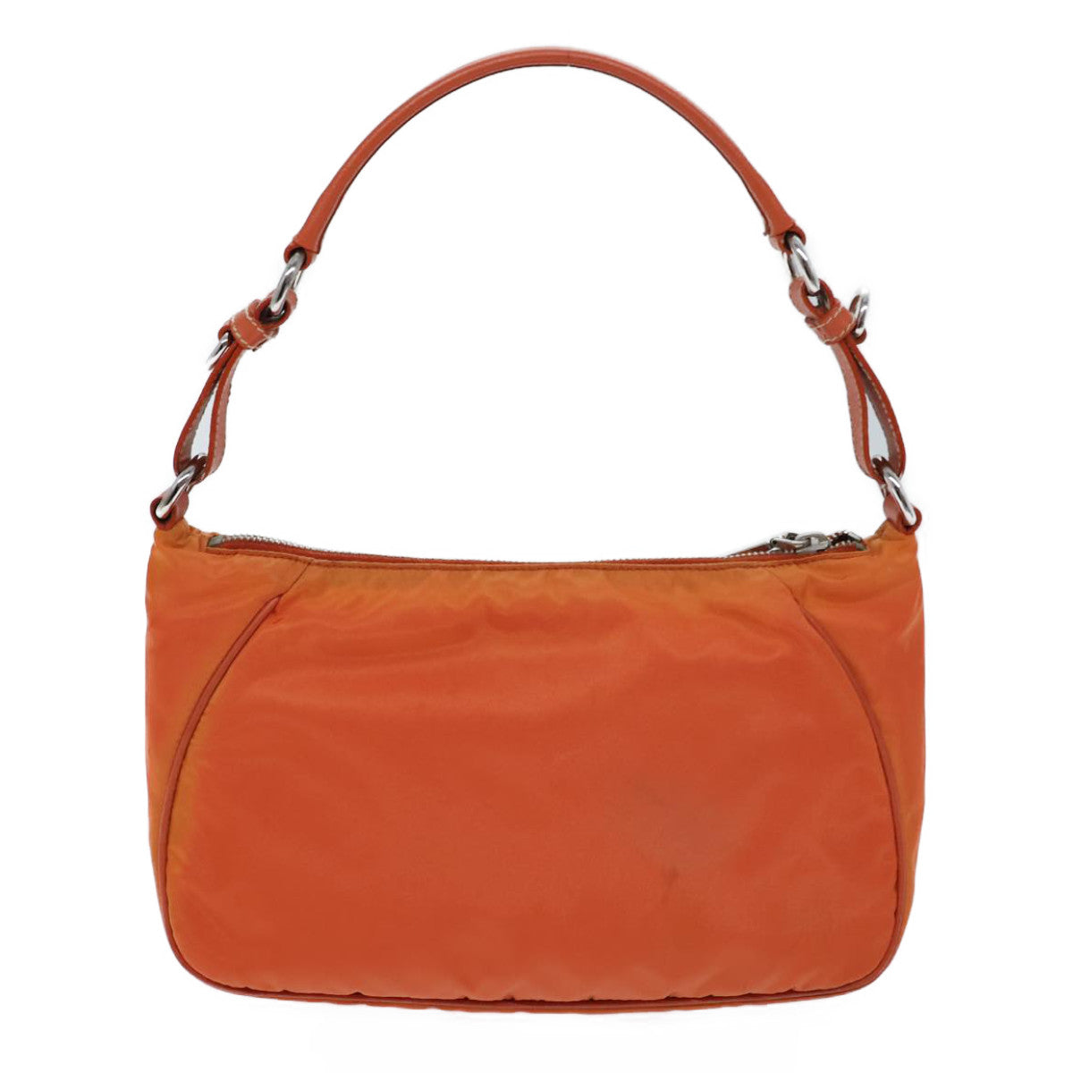 PRADA Shoulder Bag Nylon Orange Auth ac2973 - 0