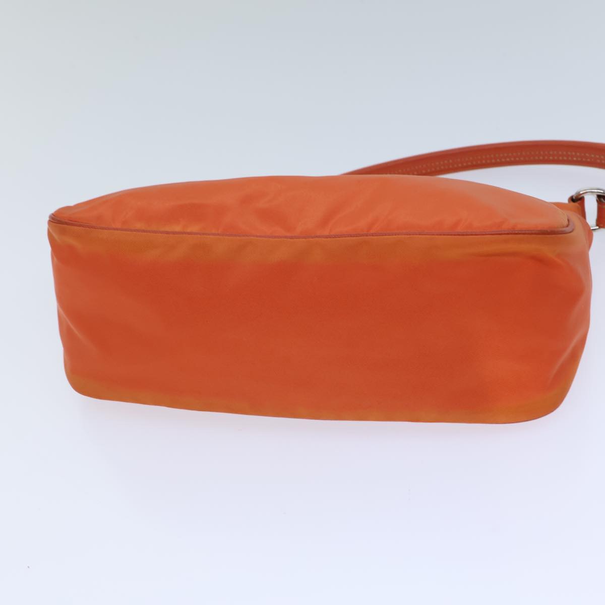 PRADA Shoulder Bag Nylon Orange Auth ac2973