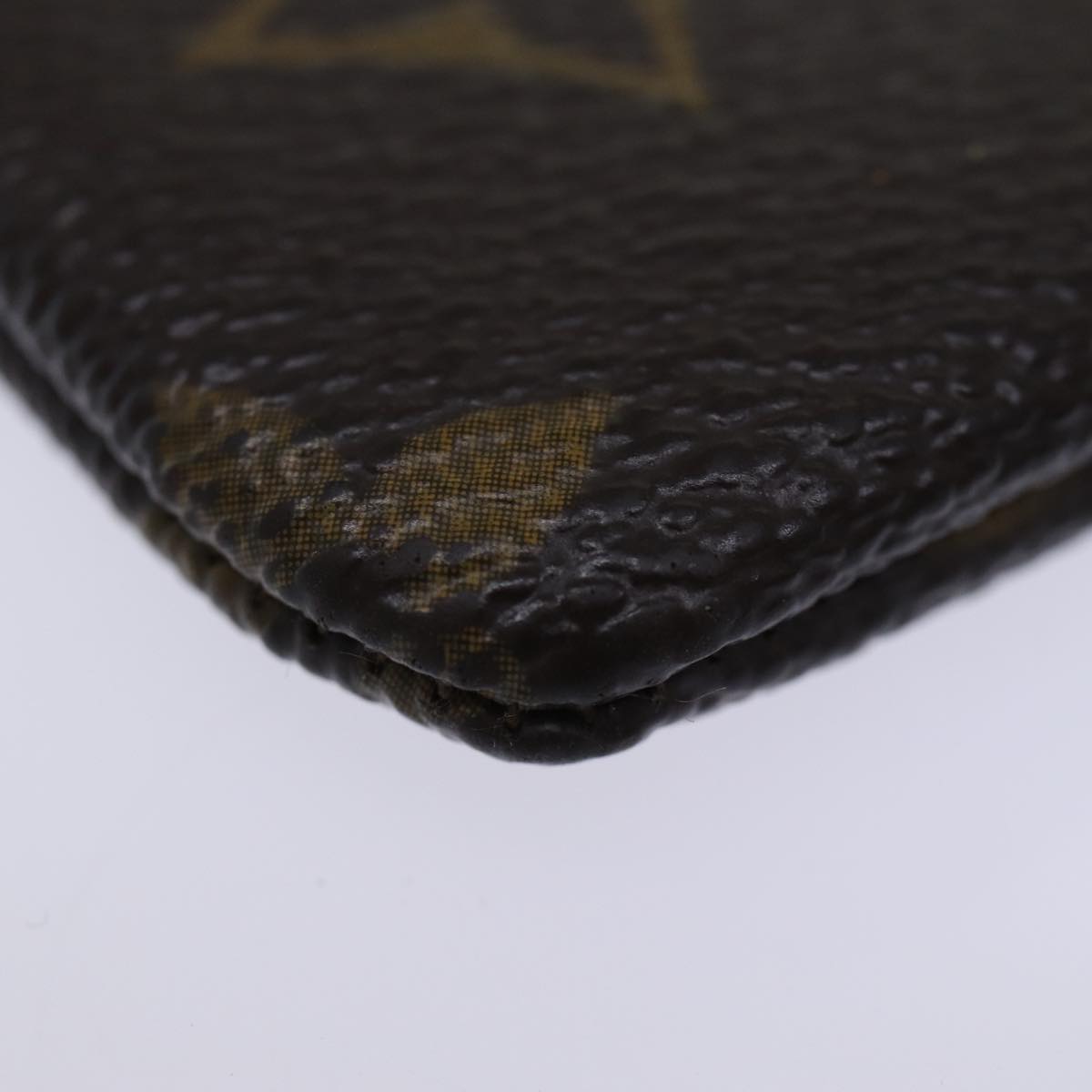 LOUIS VUITTON Monogram Pochette Cles Coin Purse M62650 LV Auth ac2978