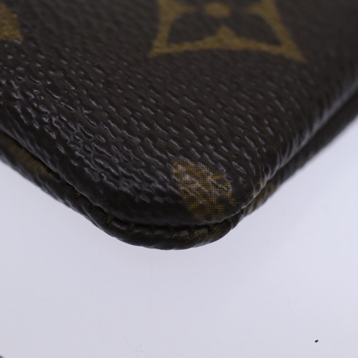 LOUIS VUITTON Monogram Pochette Cles Coin Purse M62650 LV Auth ac2978