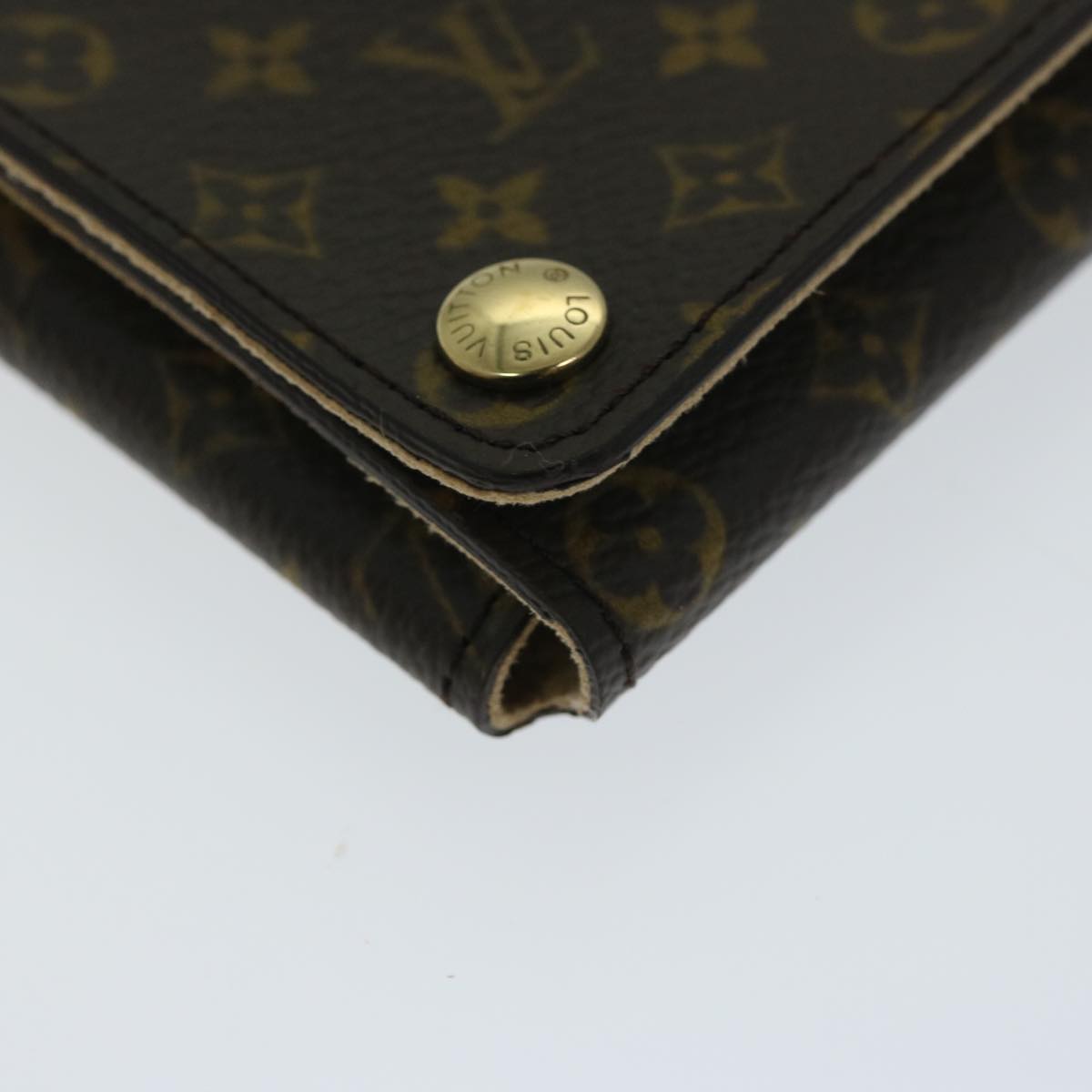 LOUIS VUITTON Monogram Portable Jewelry Case Jewelry Box LV Auth ac2979