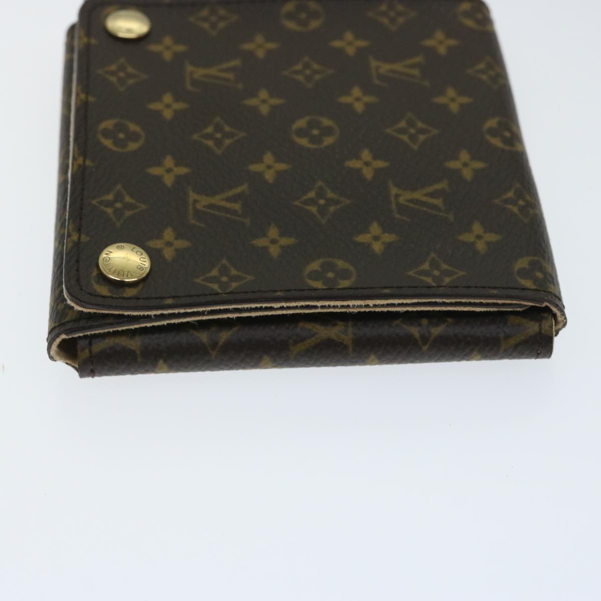 LOUIS VUITTON Monogram Portable Jewelry Case Jewelry Box LV Auth ac2979