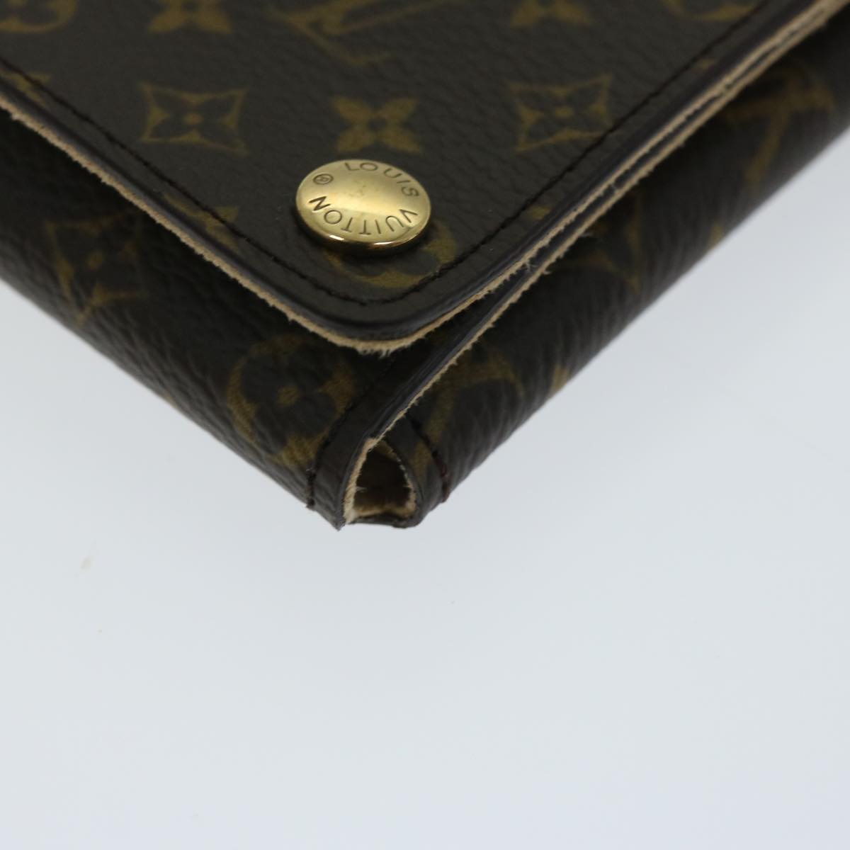 LOUIS VUITTON Monogram Portable Jewelry Case Jewelry Box LV Auth ac2979