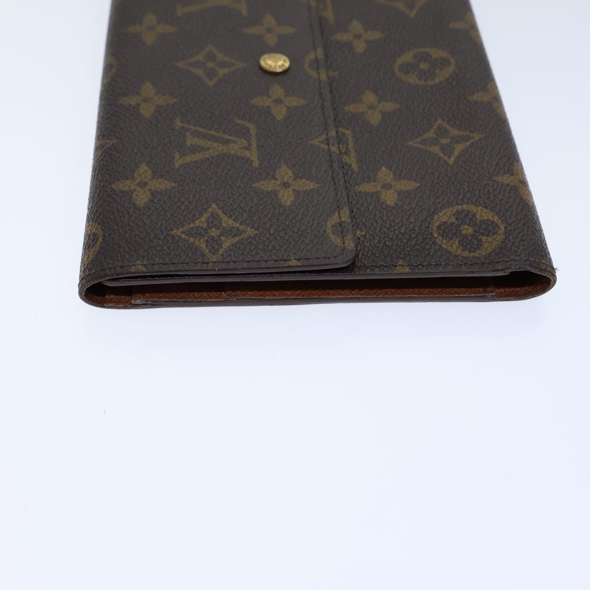 LOUIS VUITTON Monogram Porte Tresol International Wallet M61215 LV Auth ac2980