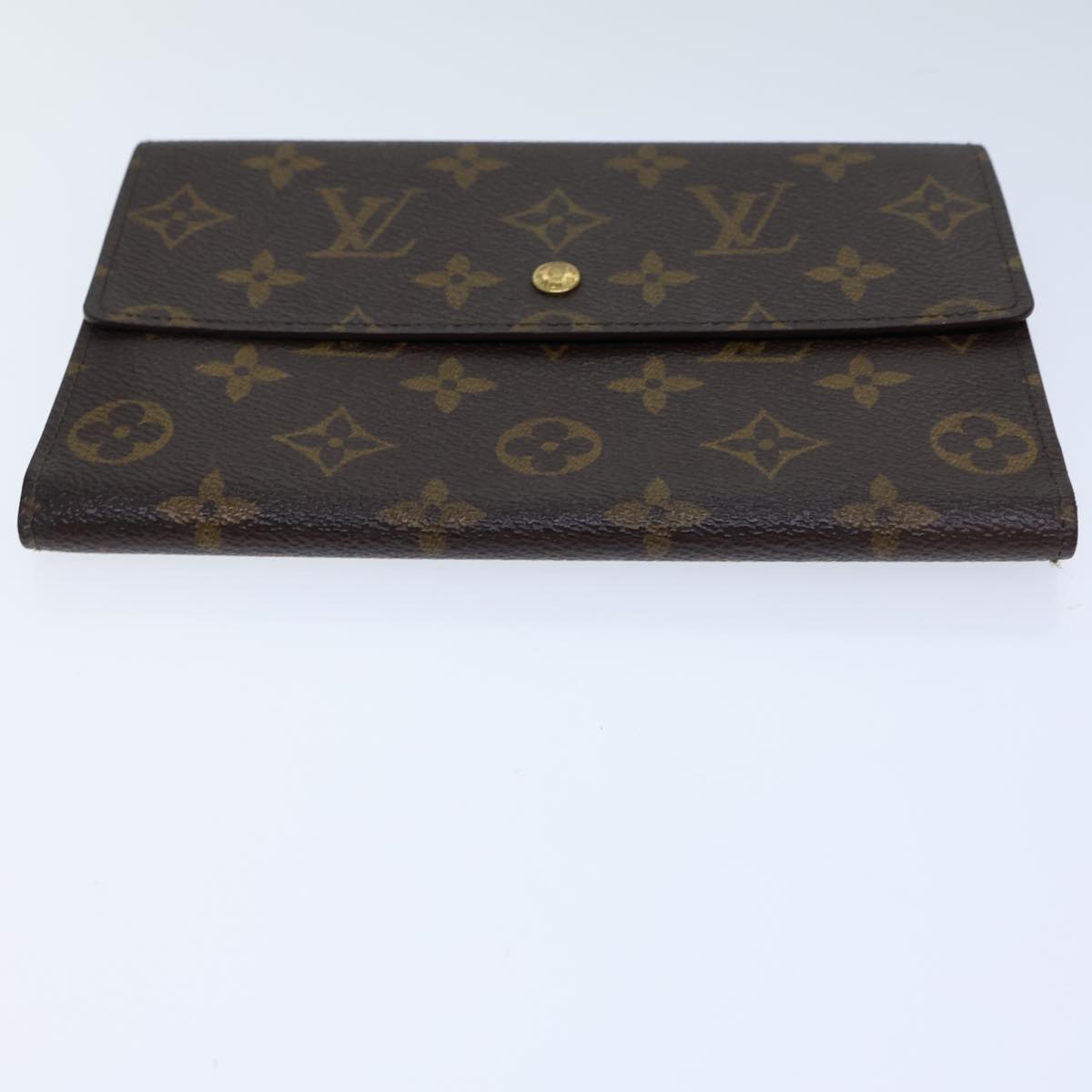 LOUIS VUITTON Monogram Porte Tresol International Wallet M61215 LV Auth ac2980