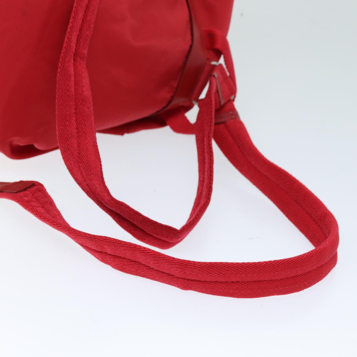 PRADA Backpack Nylon Red Auth ac2983