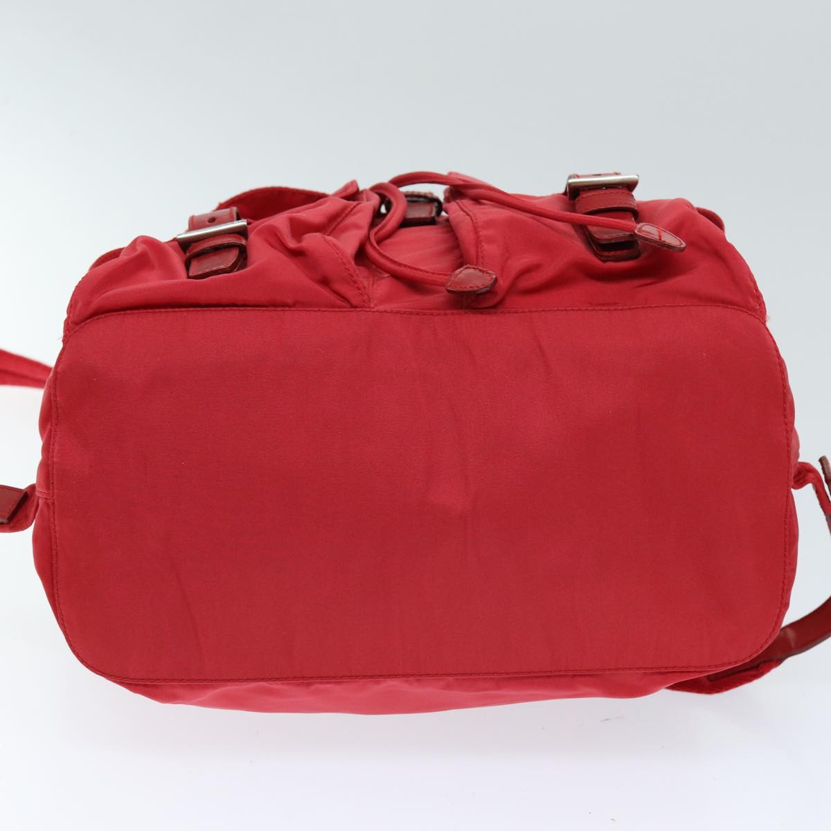 PRADA Backpack Nylon Red Auth ac2983