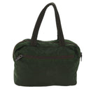 PRADA Hand Bag Nylon Khaki Auth ac2986-2