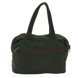 PRADA Hand Bag Nylon Khaki Auth ac2986 - 0