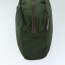 PRADA Hand Bag Nylon Khaki Auth ac2986-3