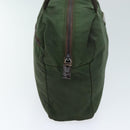 PRADA Hand Bag Nylon Khaki Auth ac2986-4