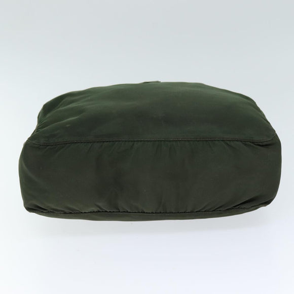 PRADA Hand Bag Nylon Khaki Auth ac2986