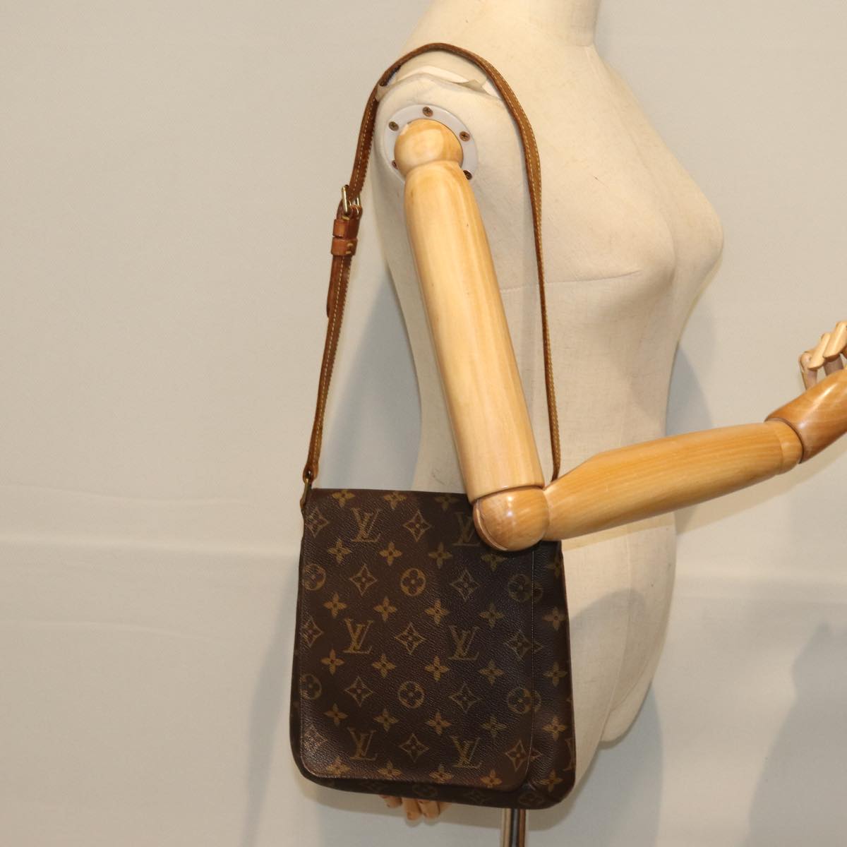 LOUIS VUITTON Monogram Musette Salsa Short Shoulder Bag M51258 LV Auth ac2990