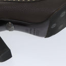 Christian Dior Fendi Shoes Leather 2 Set Brown White Auth ac2991-11