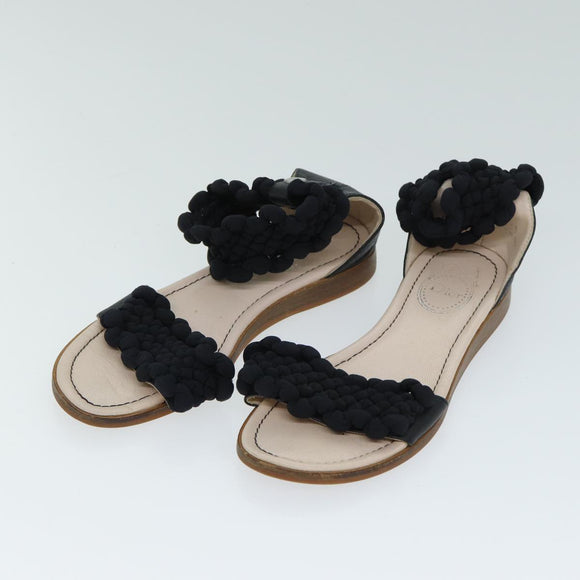 Christian Dior Fendi Shoes Leather 2 Set Brown White Auth ac2991
