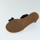 Christian Dior Fendi Shoes Leather 2 Set Brown White Auth ac2991-16
