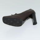 Christian Dior Fendi Shoes Leather 2 Set Brown White Auth ac2991-6