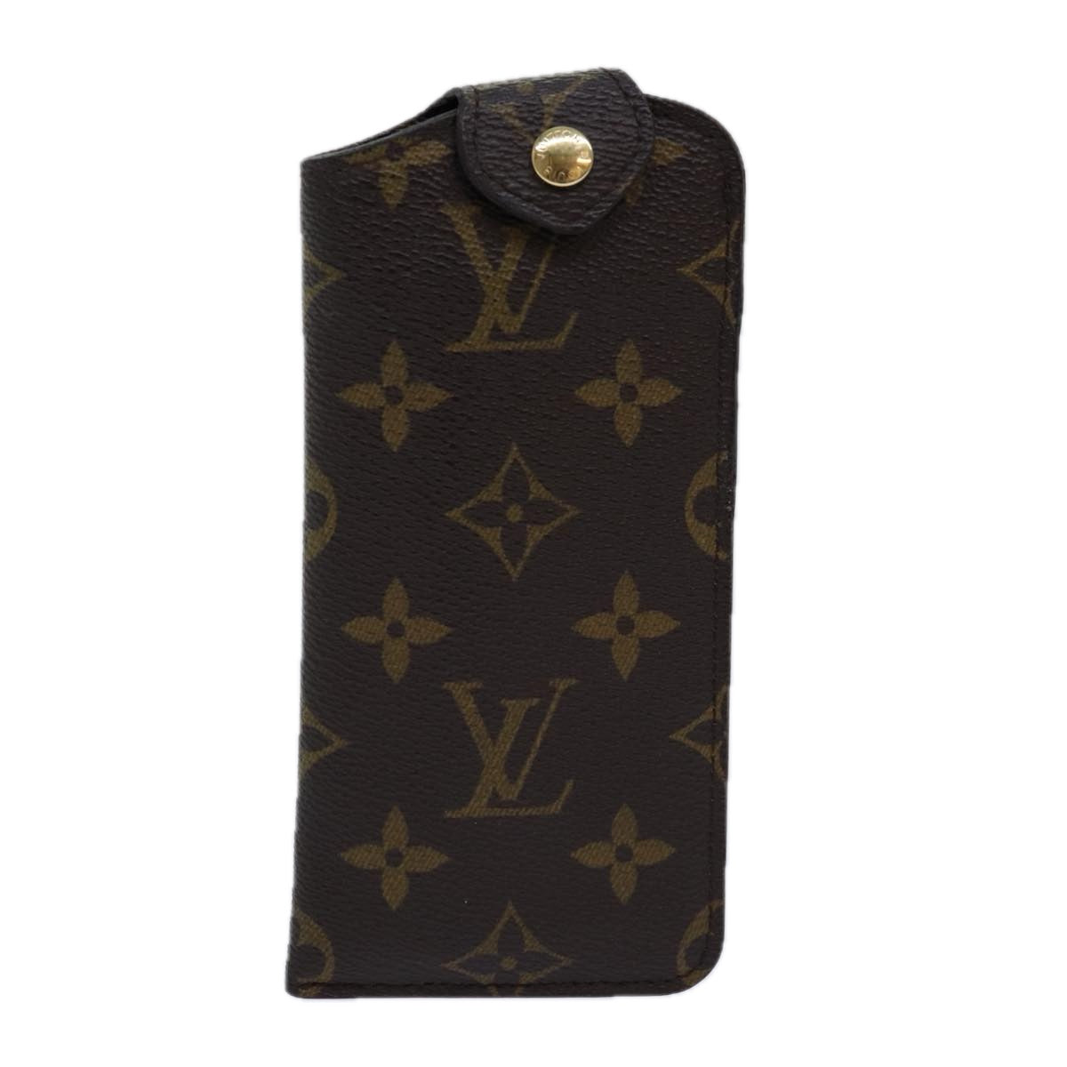 LOUIS VUITTON Monogram Etui Lunette PM Glasses Case M66545 LV Auth ac3001