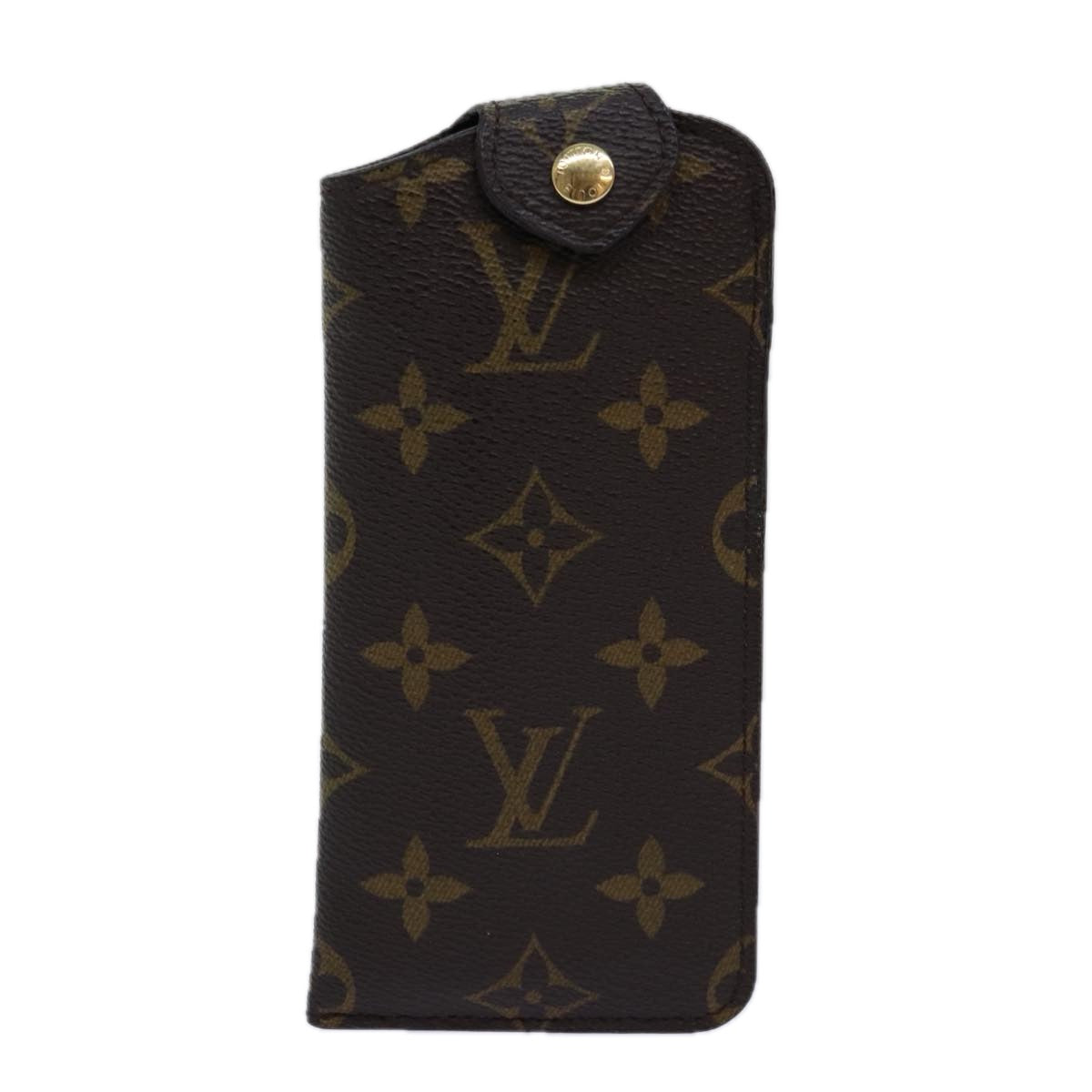 LOUIS VUITTON Monogram Etui Lunette PM Glasses Case M66545 LV Auth ac3001