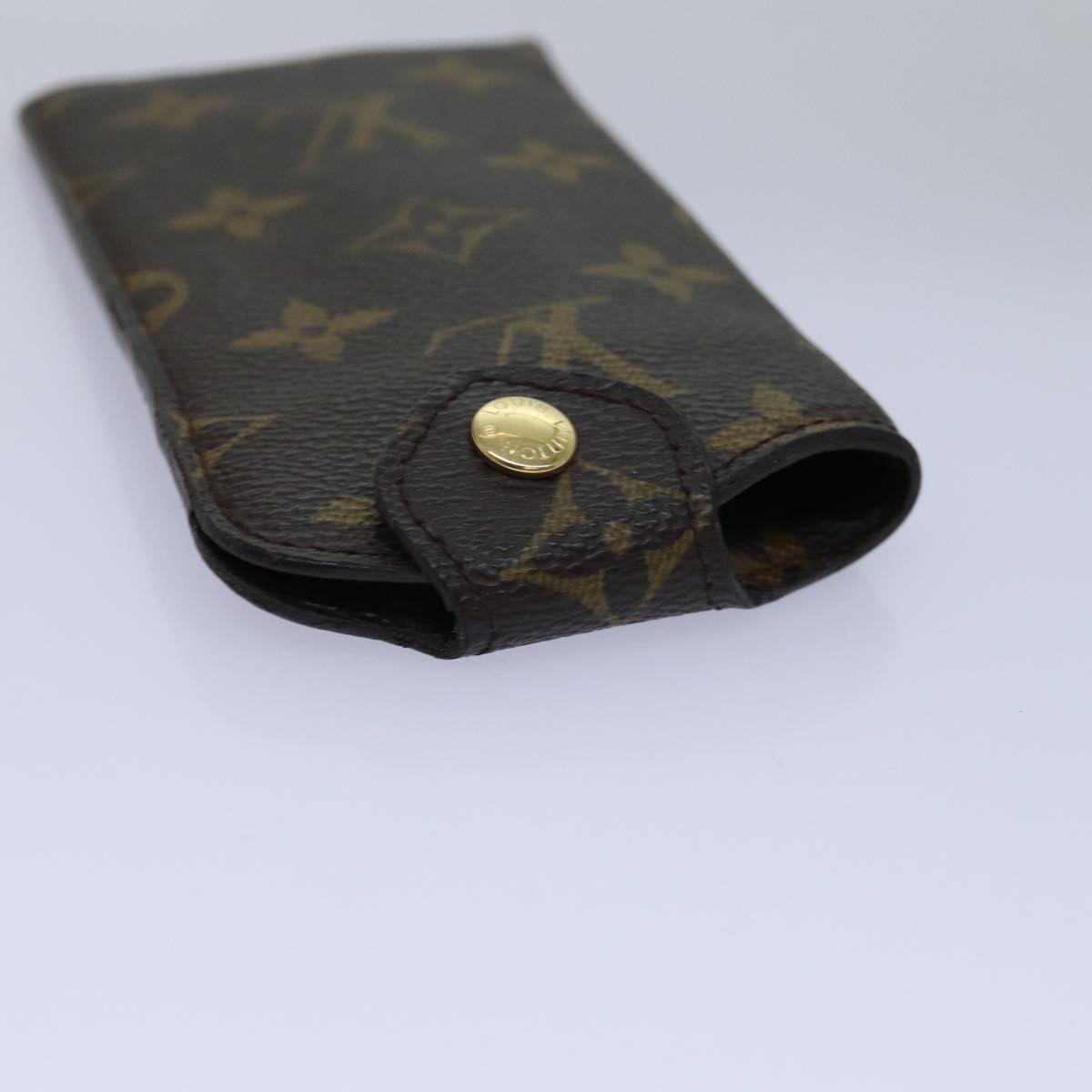 LOUIS VUITTON Monogram Etui Lunette PM Glasses Case M66545 LV Auth ac3001