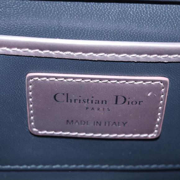 Christian Dior Lady Dior Canage Chain Shoulder Bag PVC Pink Auth ac3024V
