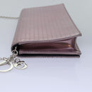 Christian Dior Lady Dior Canage Chain Shoulder Bag PVC Pink Auth ac3024V-4