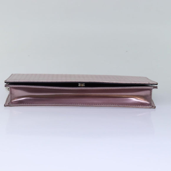 Christian Dior Lady Dior Canage Chain Shoulder Bag PVC Pink Auth ac3024V