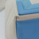 BALENCIAGA Navy Cabas S Hand Bag Canvas Blue Gray 339933 Auth ac3029V-10