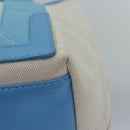 BALENCIAGA Navy Cabas S Hand Bag Canvas Blue Gray 339933 Auth ac3029V-13