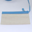 BALENCIAGA Navy Cabas S Hand Bag Canvas Blue Gray 339933 Auth ac3029V-20