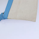 BALENCIAGA Navy Cabas S Hand Bag Canvas Blue Gray 339933 Auth ac3029V-22