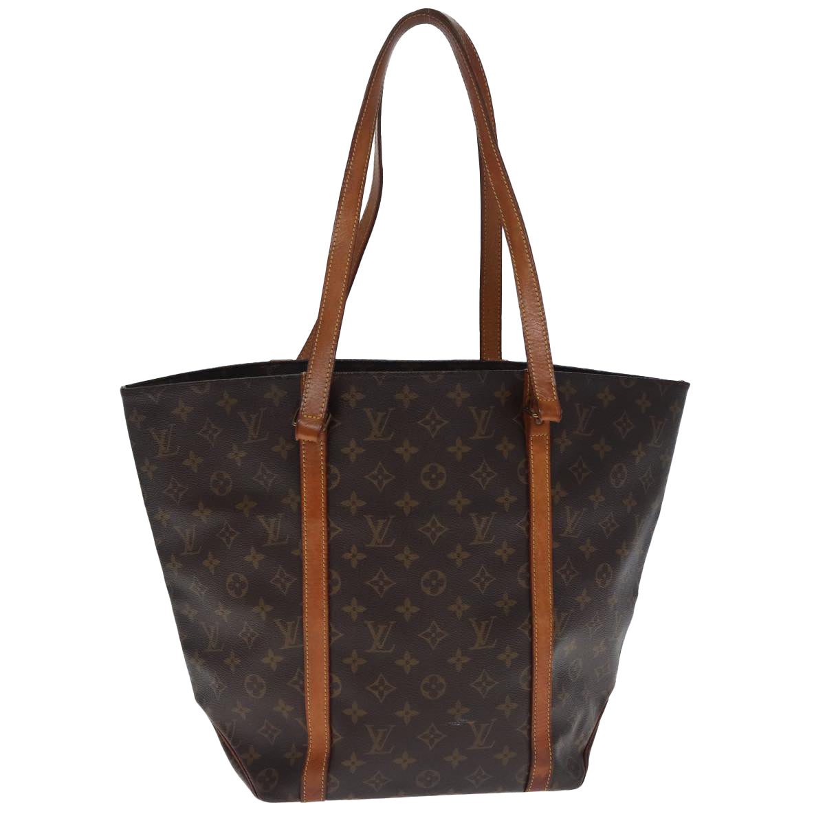 LOUIS VUITTON Monogram Sac Shopping Tote Bag M51108 LV Auth ac3037