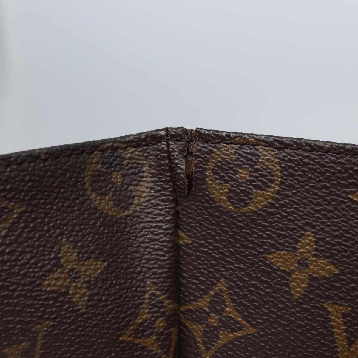 LOUIS VUITTON Monogram Sac Shopping Tote Bag M51108 LV Auth ac3037