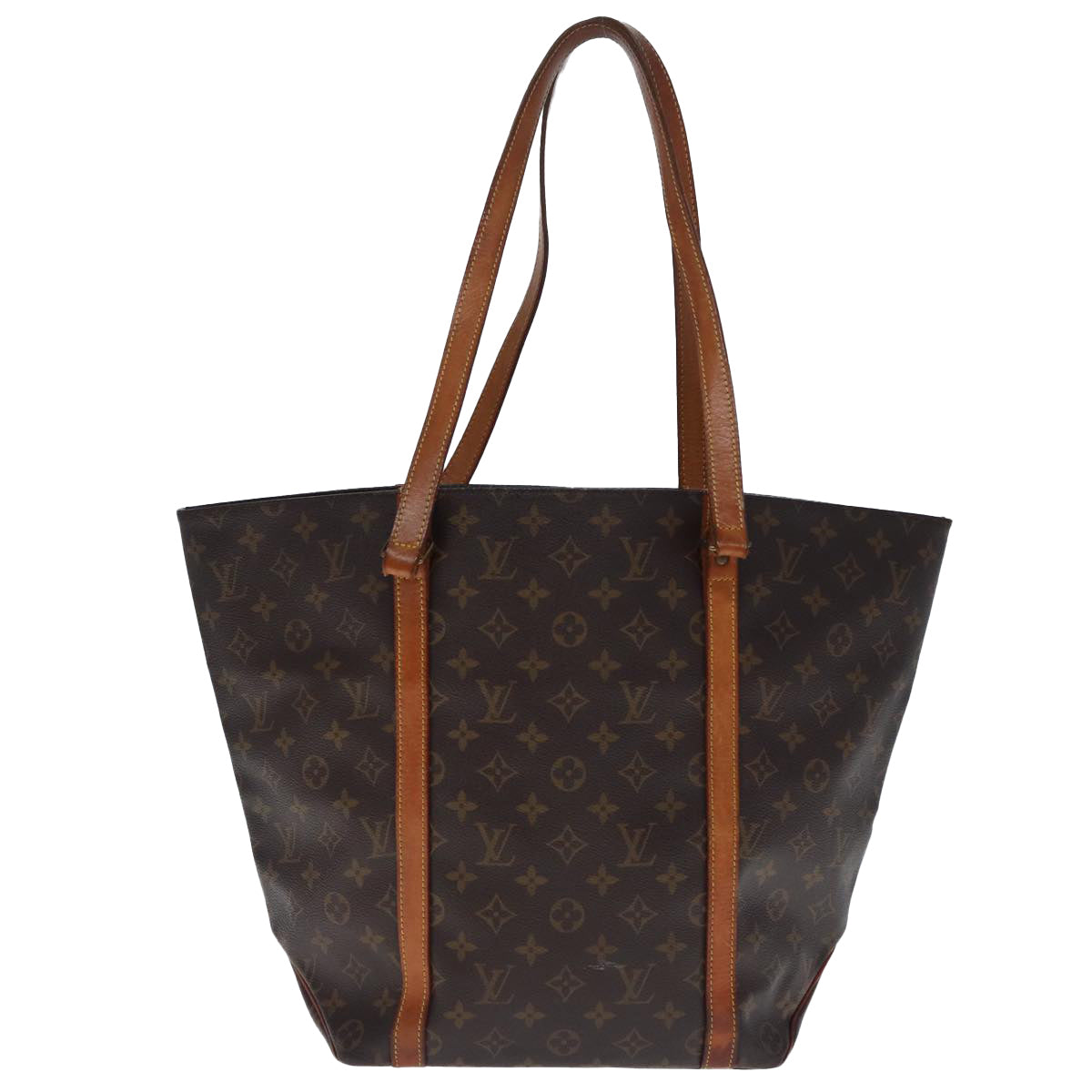 LOUIS VUITTON Monogram Sac Shopping Tote Bag M51108 LV Auth ac3037